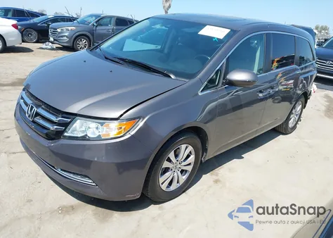 2014 Honda Odyssey Ex-L из США, поврежденный, VIN 5FNRL5H63EB012561